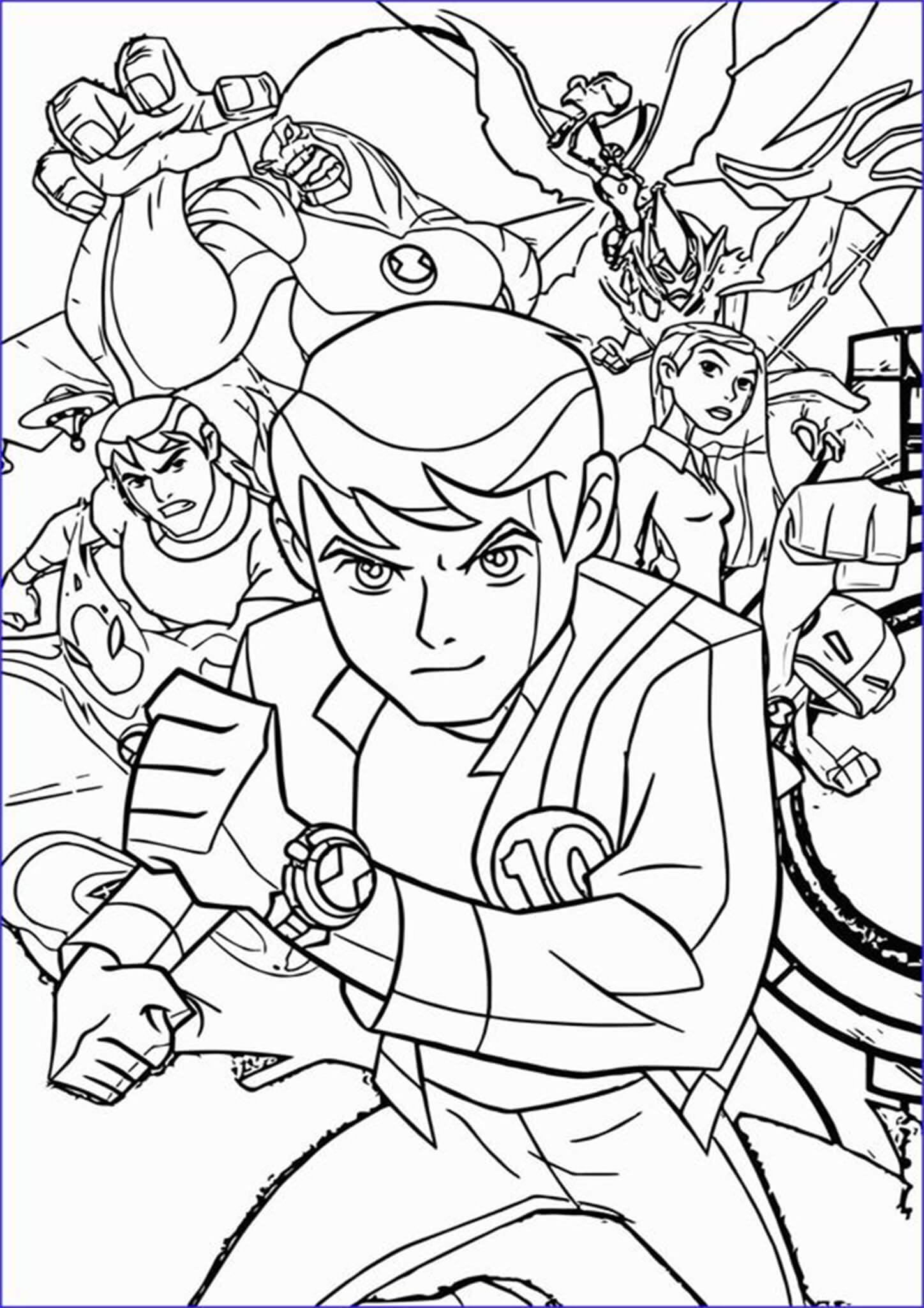 coloring-pages-ben-10
