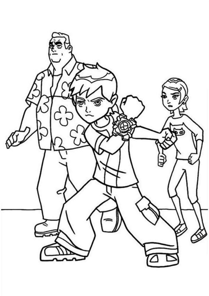 Fun Ben 10 coloring pages for your little one. They are free and easy to print. The collection is varied with different skill levels