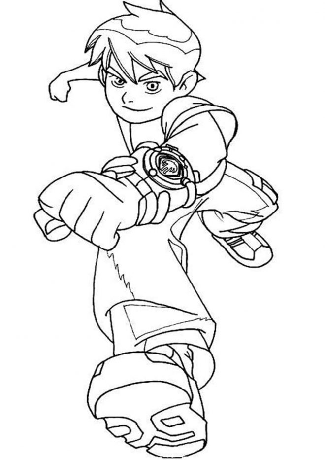 Free & Easy To Print Ben 10 Coloring Pages - Tulamama