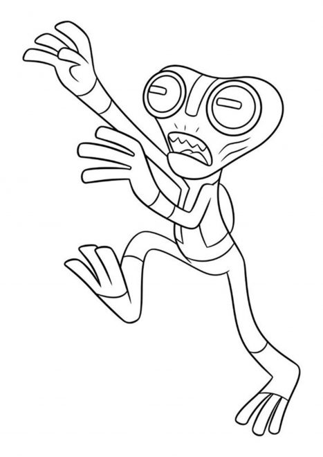 Free & Easy To Print Ben 10 Coloring Pages - Tulamama