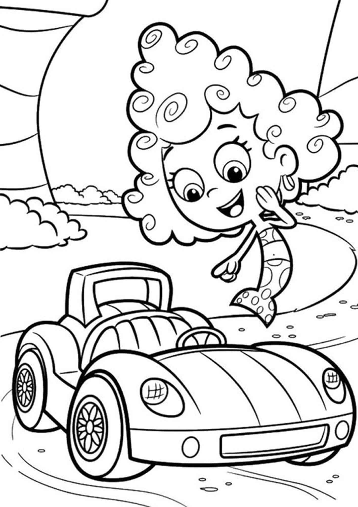 Free & Easy To Print Bubble Guppies Coloring Pages - Tulamama