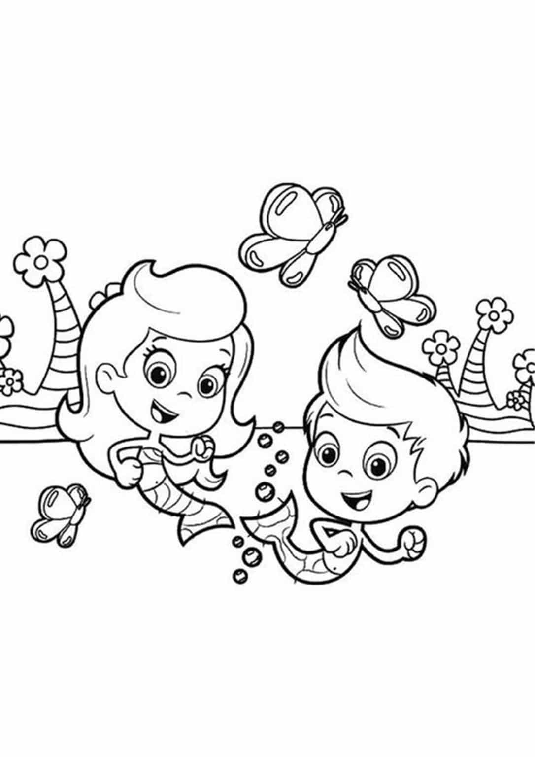 Free & Easy To Print Bubble Guppies Coloring Pages Tulamama