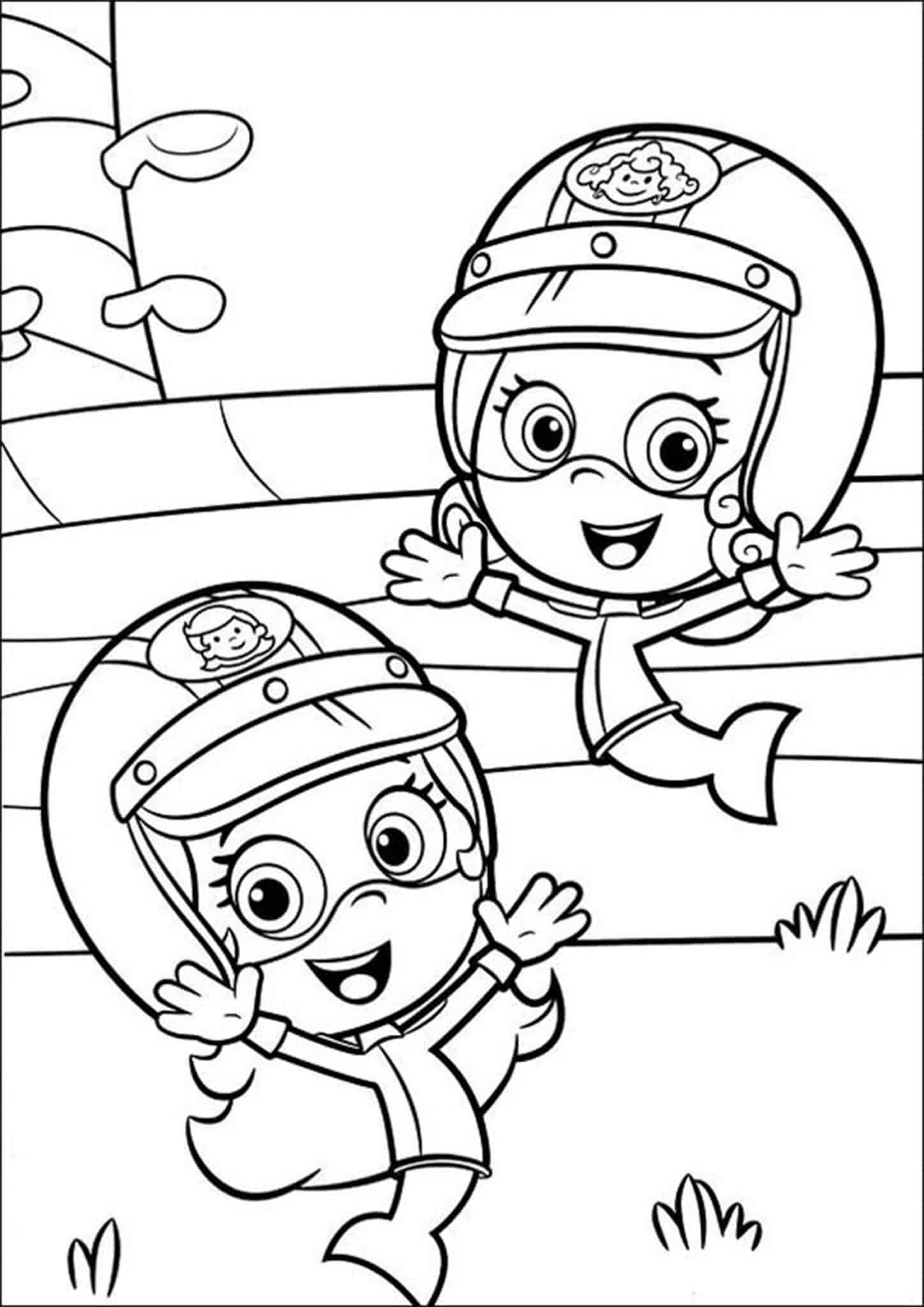 Free & Easy To Print Bubble Guppies Coloring Pages - Tulamama