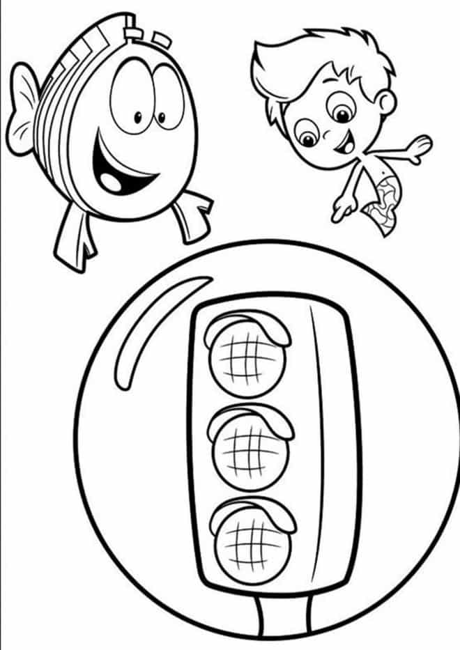 Free & Easy To Print Bubble Guppies Coloring Pages - Tulamama