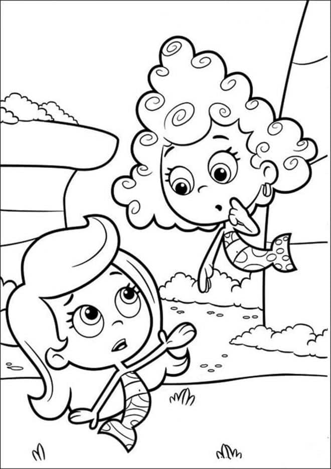 Free & Easy To Print Bubble Guppies Coloring Pages - Tulamama