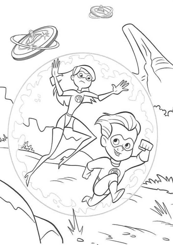 Fun Incredibles coloring pages for your little one. They are free and easy to print. The collection is varied with different skill levels