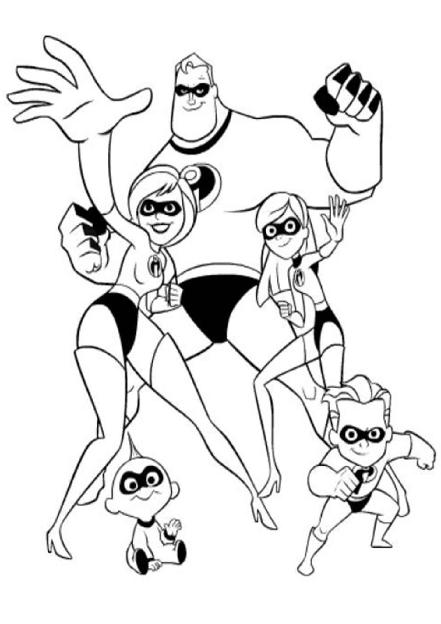 Free The Incredibles Coloring Pages Coloriage Coloriage Disney Images And Photos Finder