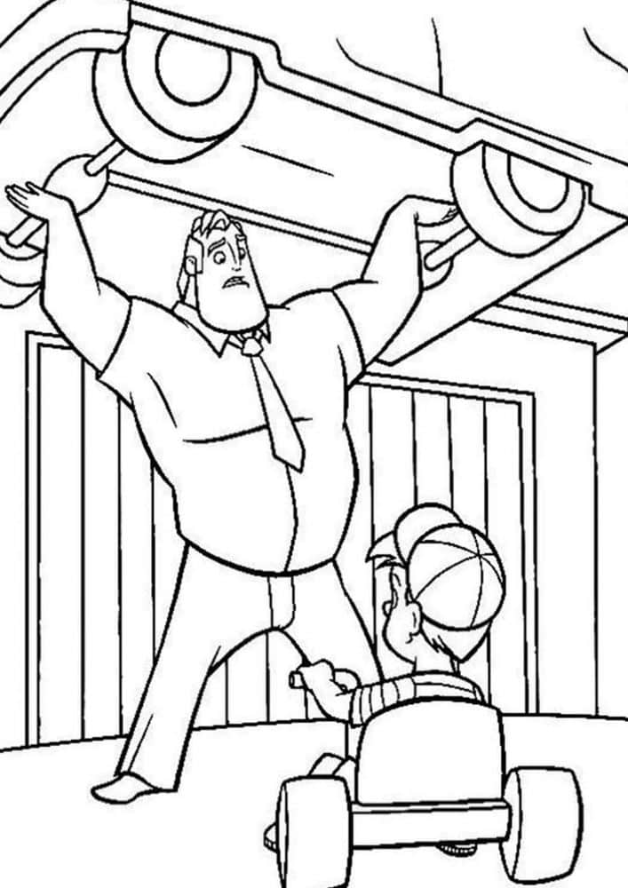 Fun Incredibles coloring pages for your little one. They are free and easy to print. The collection is varied with different skill levels