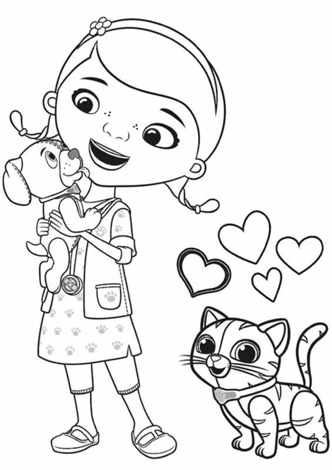 Free & Easy To Print Doc McStuffins Coloring Pages - Tulamama