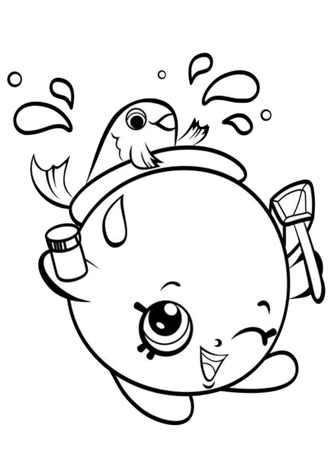 Free & Easy To Print Shopkins Coloring Pages - Tulamama