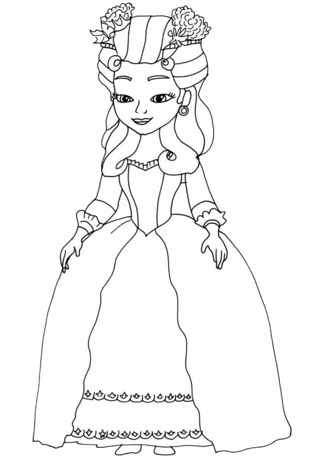 Free & Easy To Print Sofia the First Coloring Pages - Tulamama