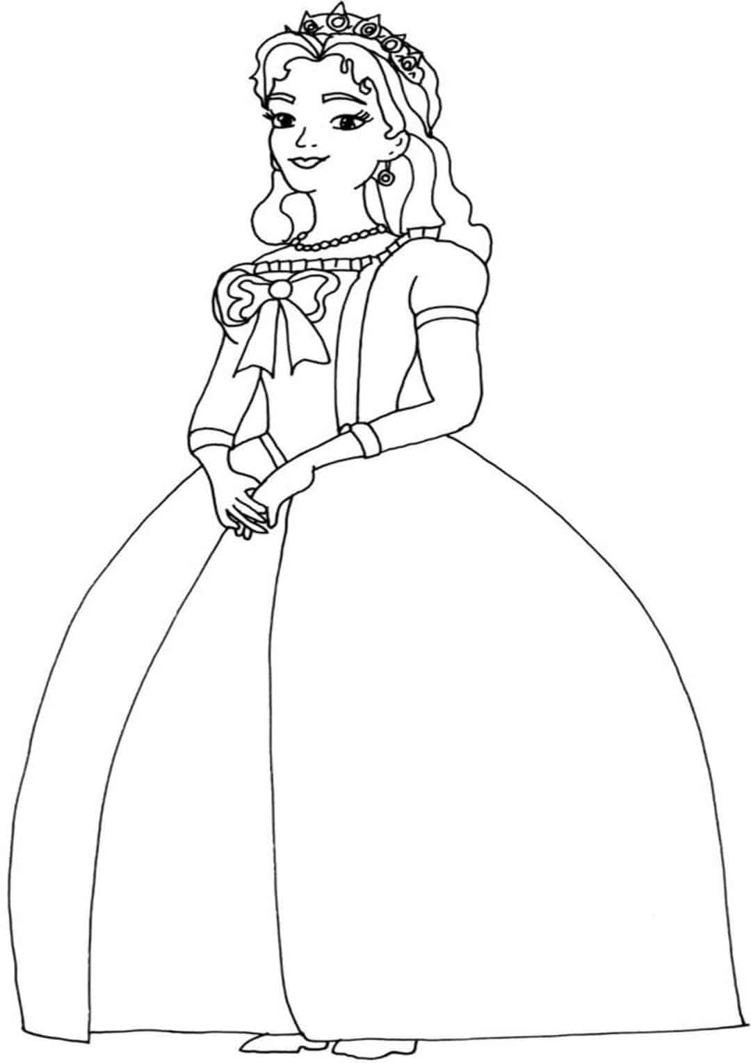 Free & Easy To Print Sofia the First Coloring Pages - Tulamama