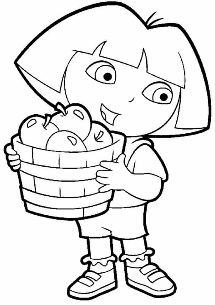 Free Printable Dora Coloring Pages - Get Coloring Pages
