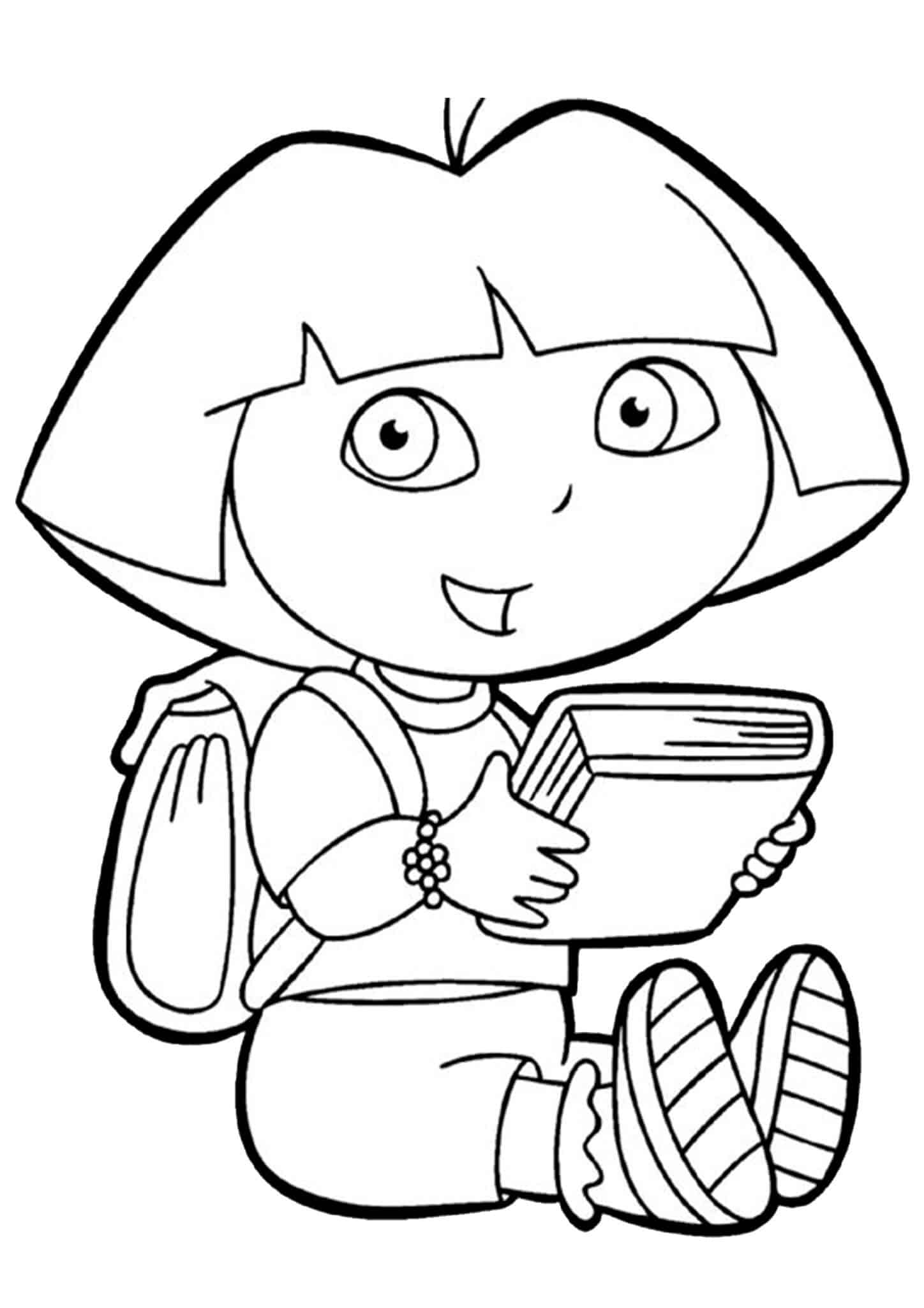 Free & Easy To Print Dora Coloring Pages Tulamama