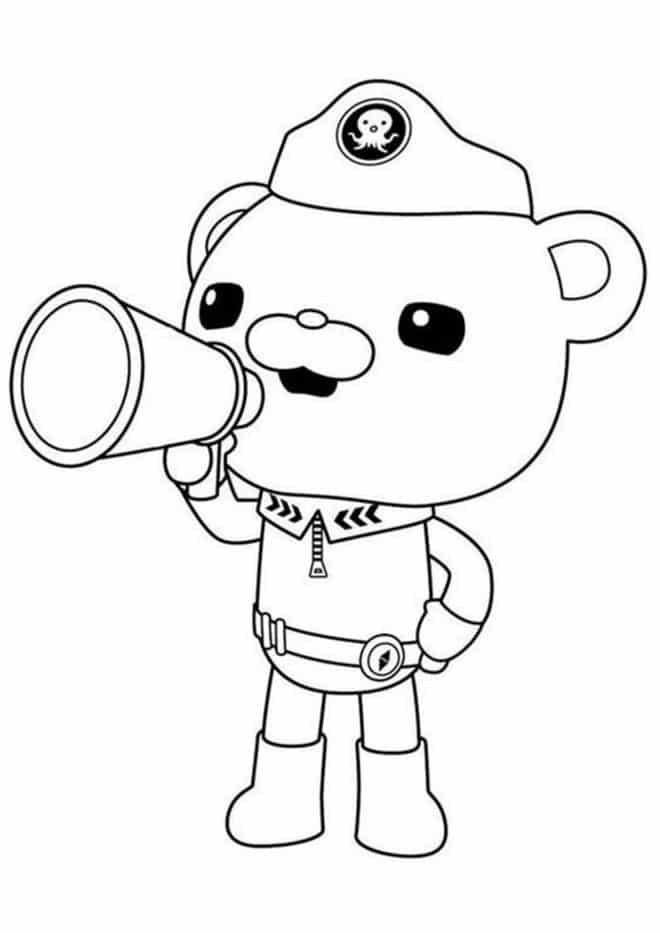 Free & Easy To Print Octonauts Coloring Pages - Tulamama