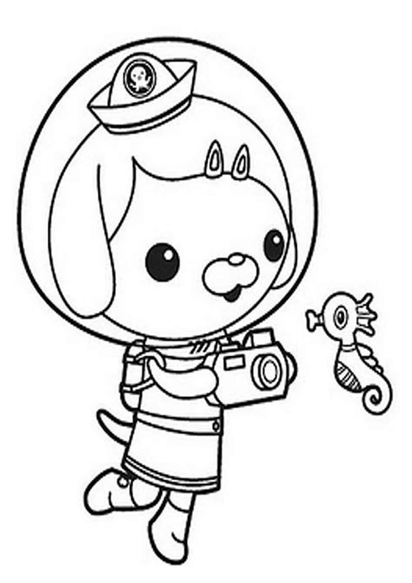 Free & Easy To Print Octonauts Coloring Pages - Tulamama