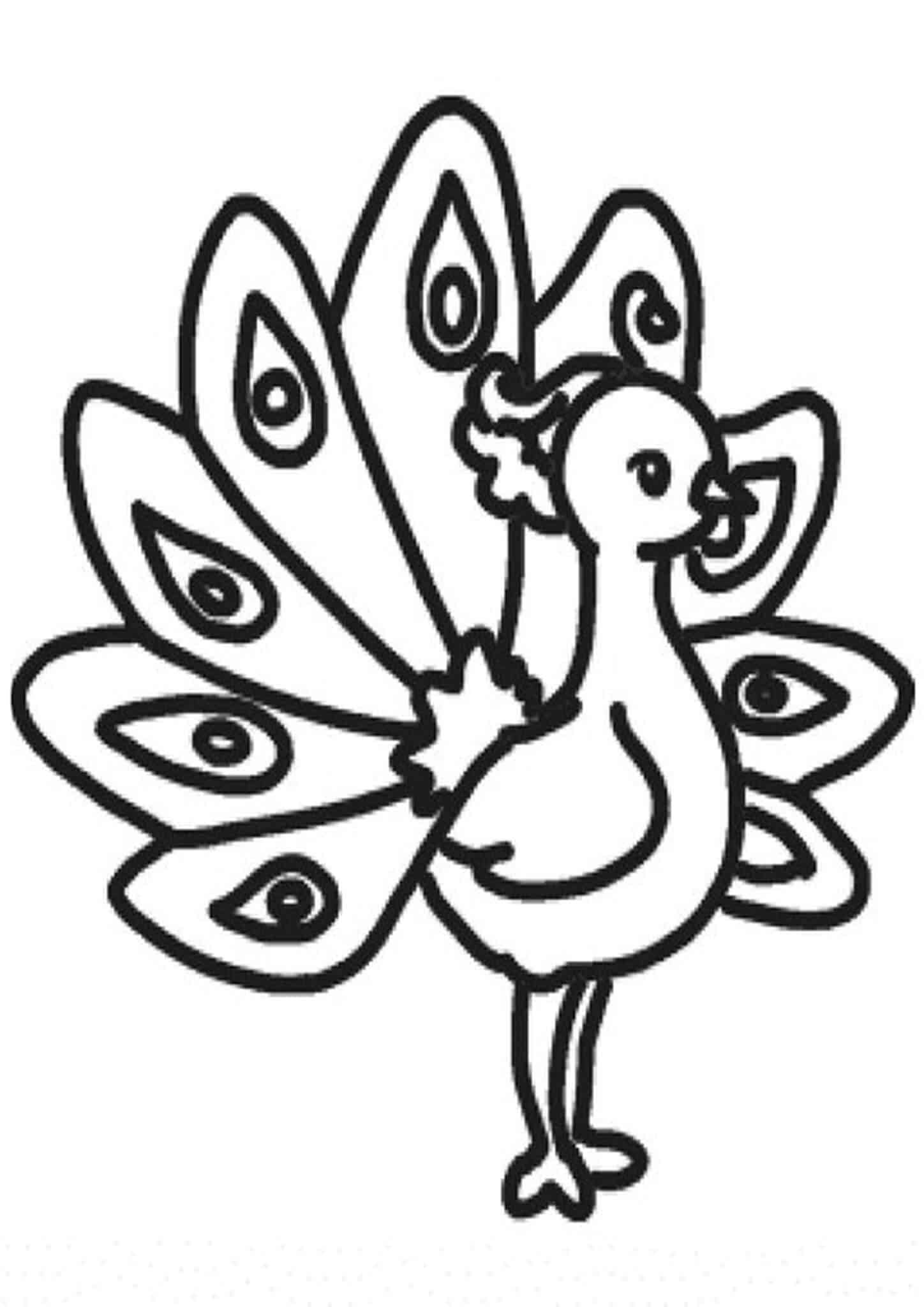 Cute Peacock Coloring Pages Coloring Pages