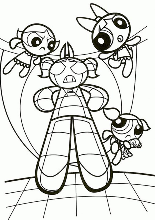 Free & Easy To Print Powerpuff Girls Coloring Pages - Tulamama