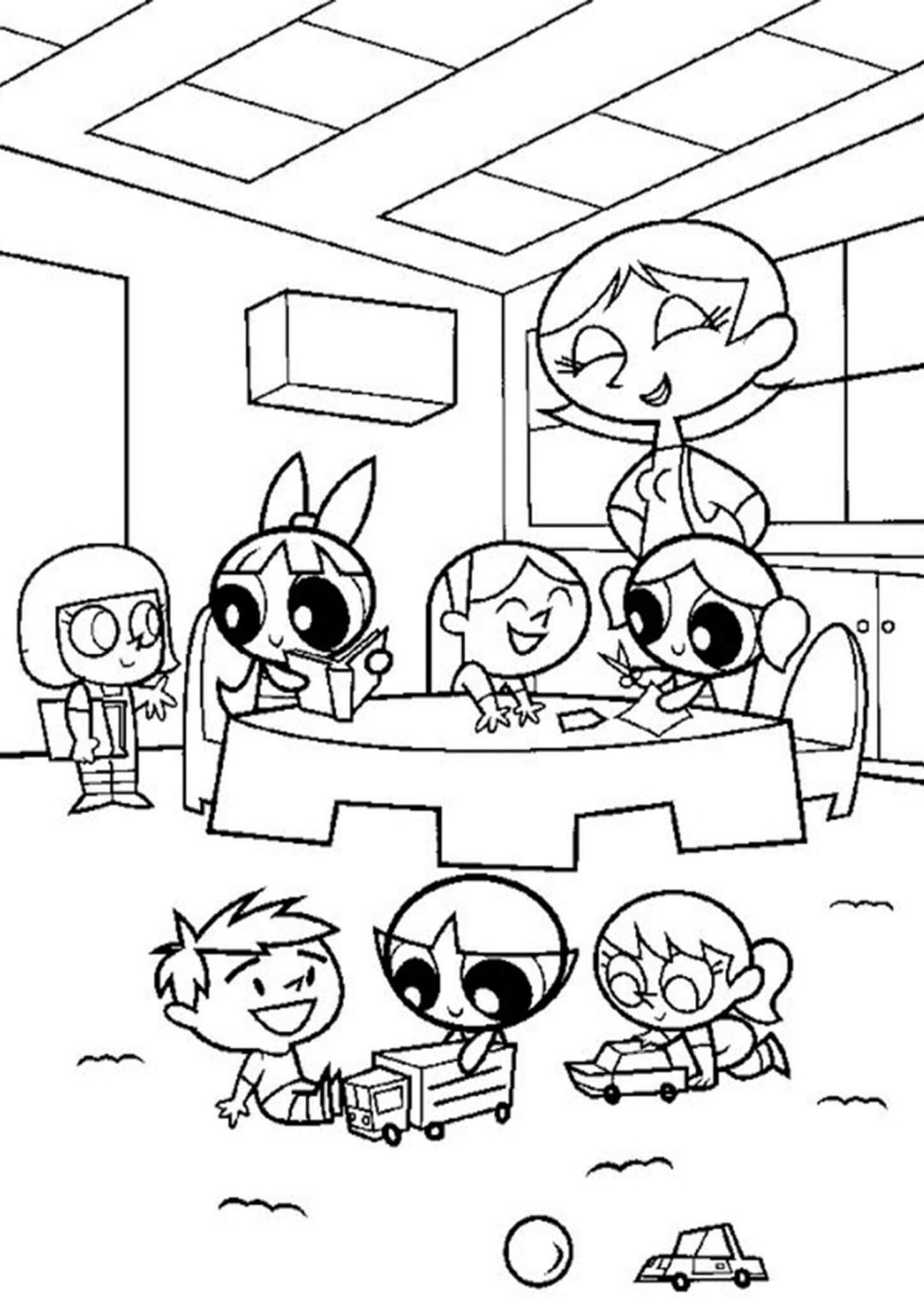 Free & Easy To Print Powerpuff Girls Coloring Pages - Tulamama