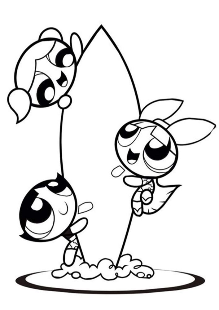 Powerpuff Girls Coloring Pages for Kids - Get Coloring Pages