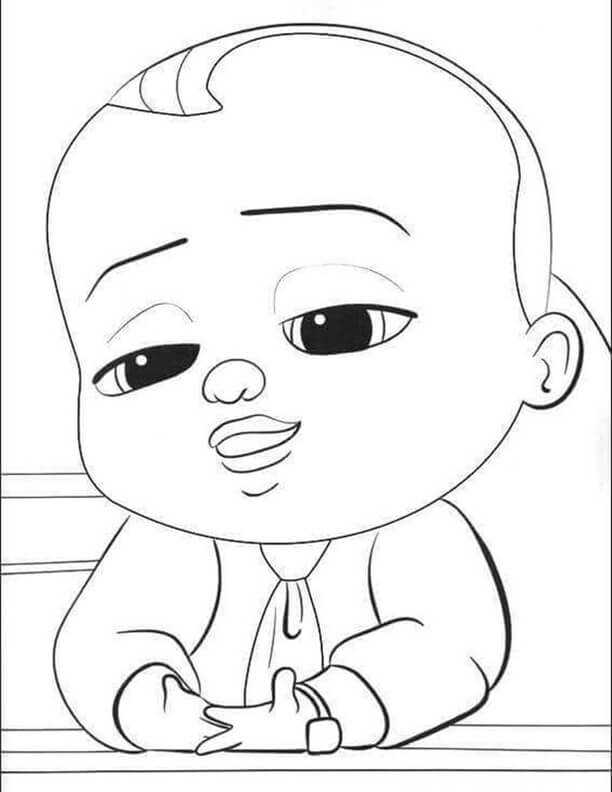 Free & Easy To Print Boss Baby Coloring Pages - Tulamama