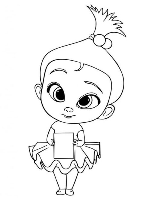 Free & Easy To Print Boss Baby Coloring Pages - Tulamama