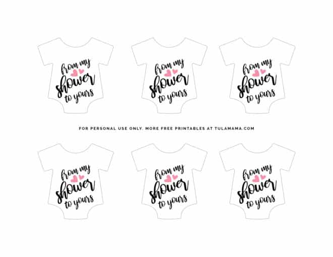 Free Printable Baby Onesie Template For Baby Shower Decorations Tulamama