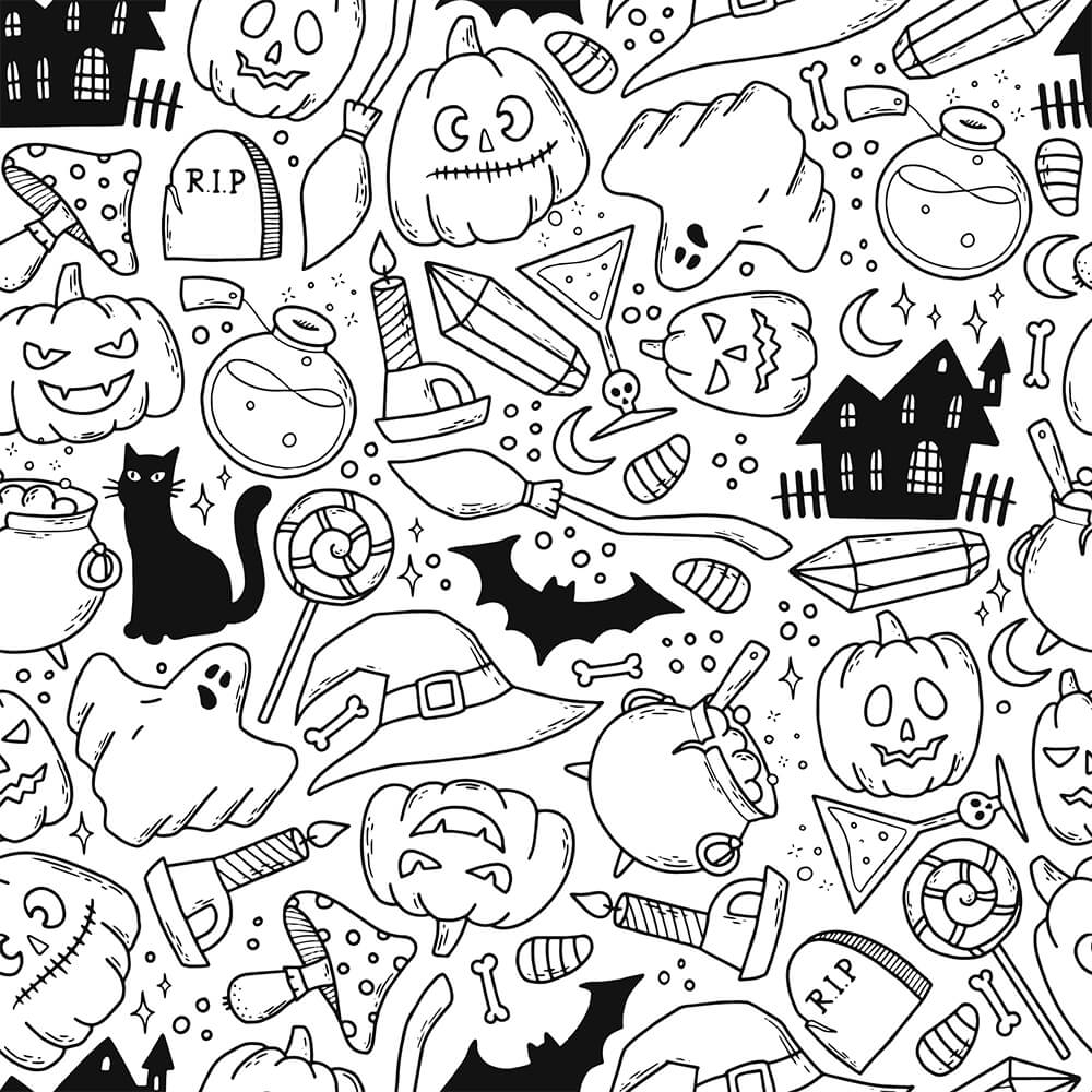 Free Printable Halloween Scrapbook Papers - Tulamama