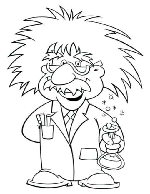 Free & Easy To Print Science Coloring Pages - Tulamama