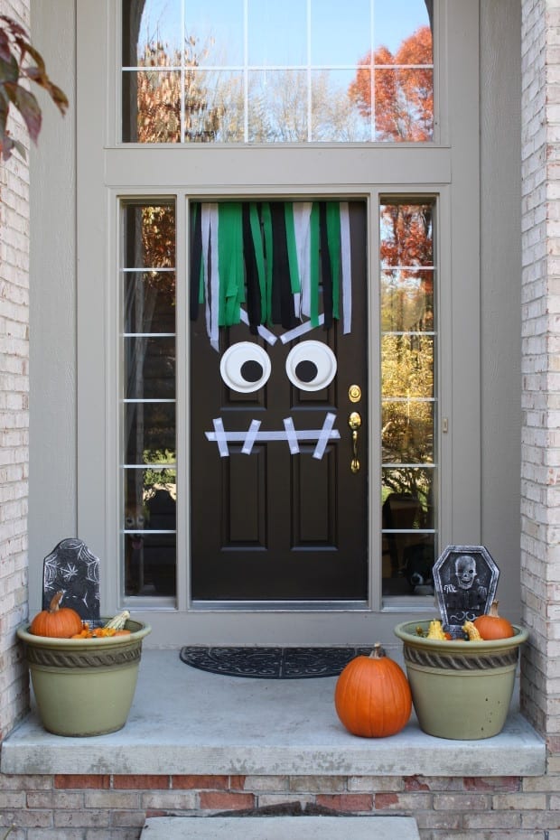 Halloween door decorations
