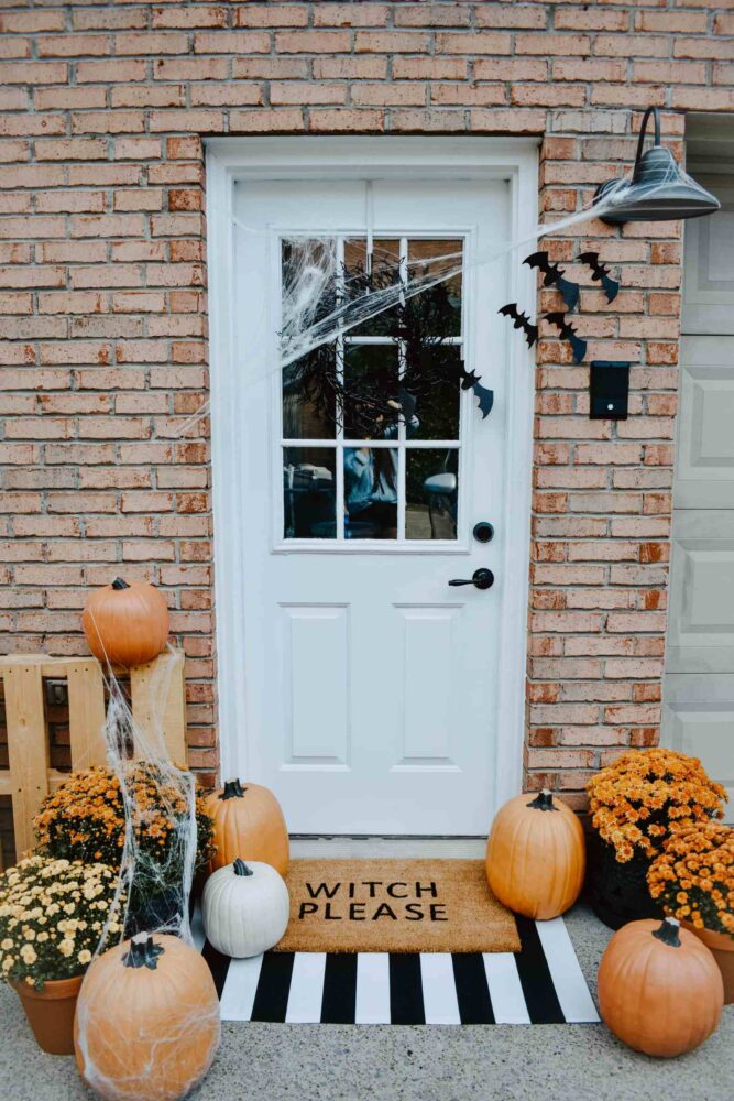 Halloween door decorations