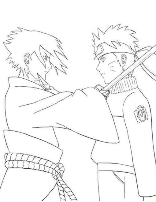 Free & Easy To Print Naruto Coloring Pages - Tulamama