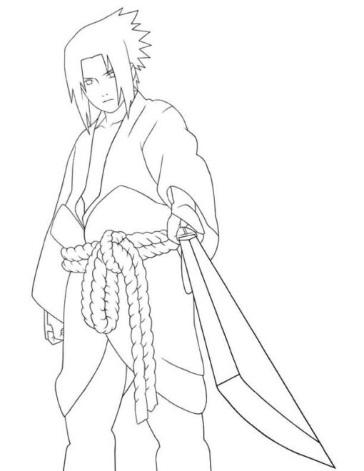 Free & Easy To Print Naruto Coloring Pages - Tulamama