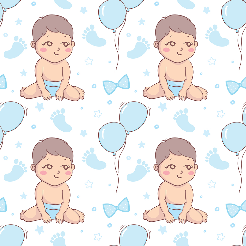The Cutest Baby Boy Scrapbook Paper | Free Printable - Tulamama