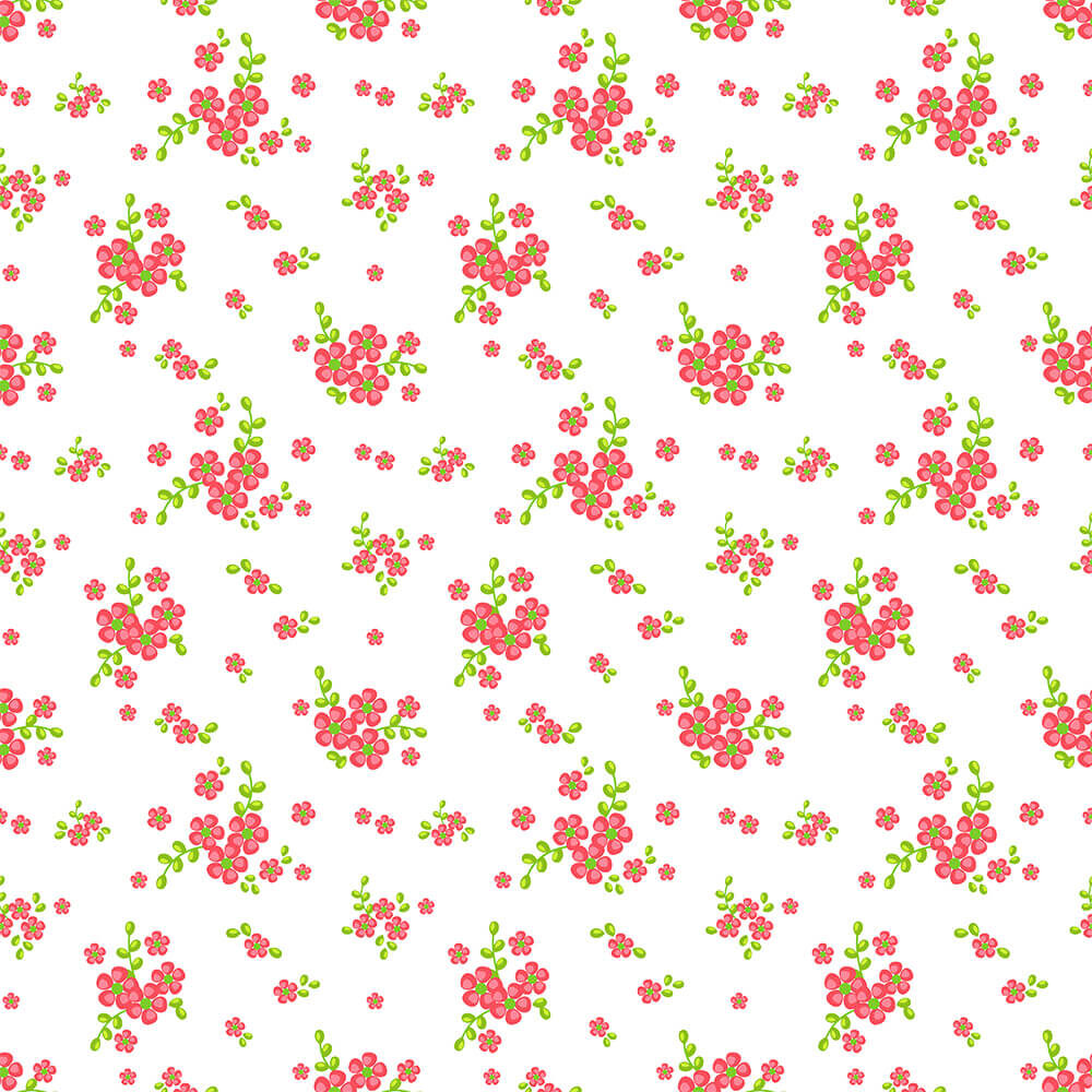 Baby Girl Scrapbook Paper