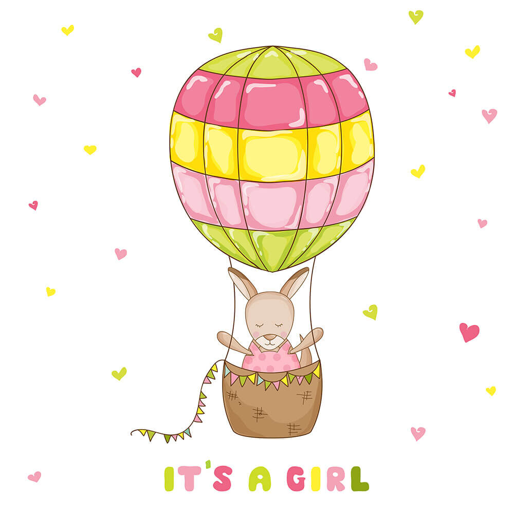 Baby Girl Scrapbook Paper