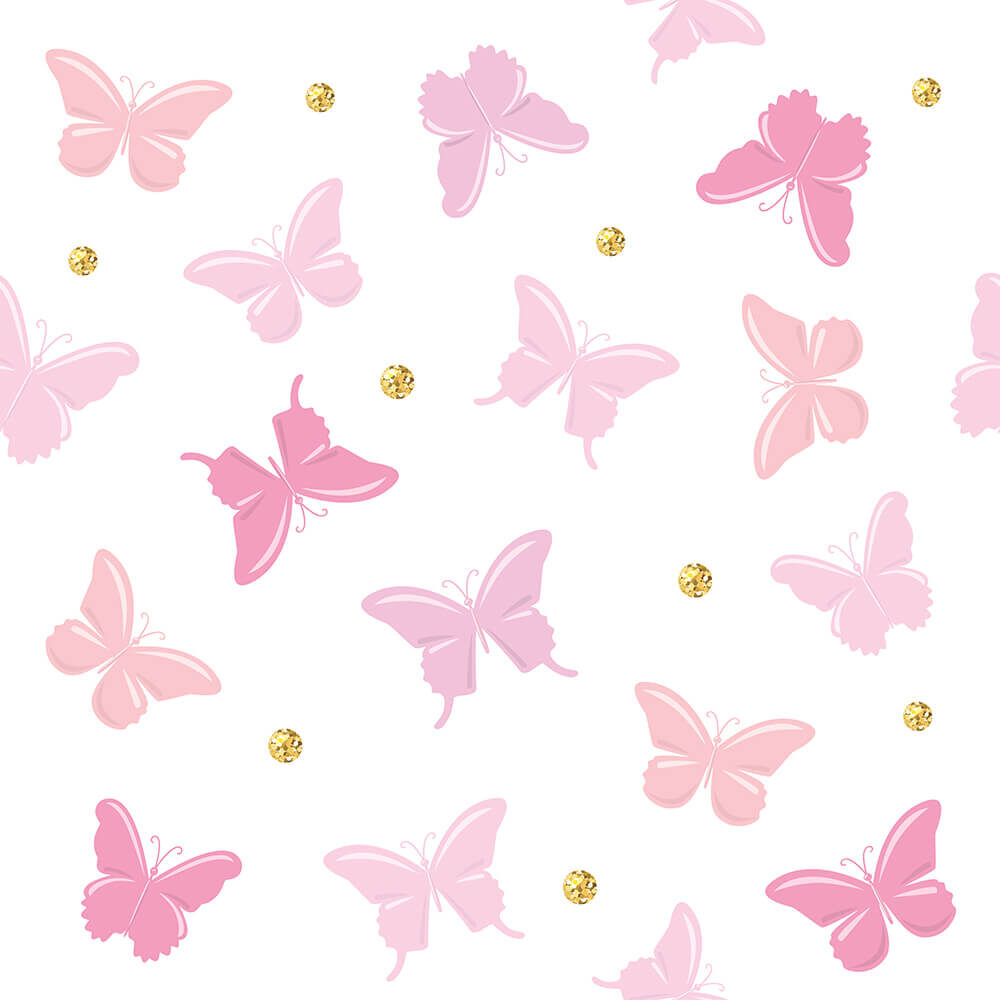 Baby Girl Scrapbook Paper