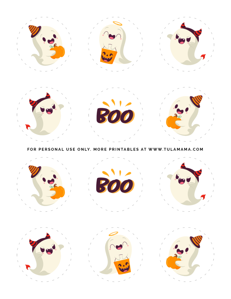 Free Printable Halloween Gift Tags.