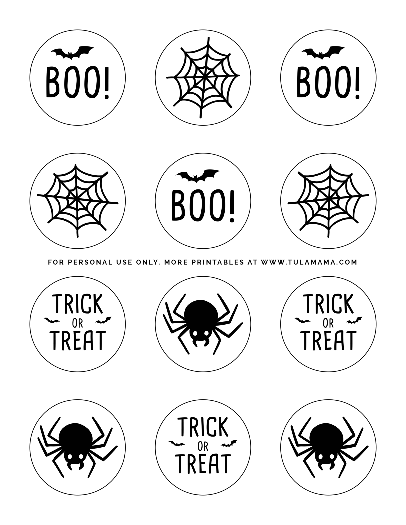 The Cutest Halloween Gift Tags Free Printable Tulamama