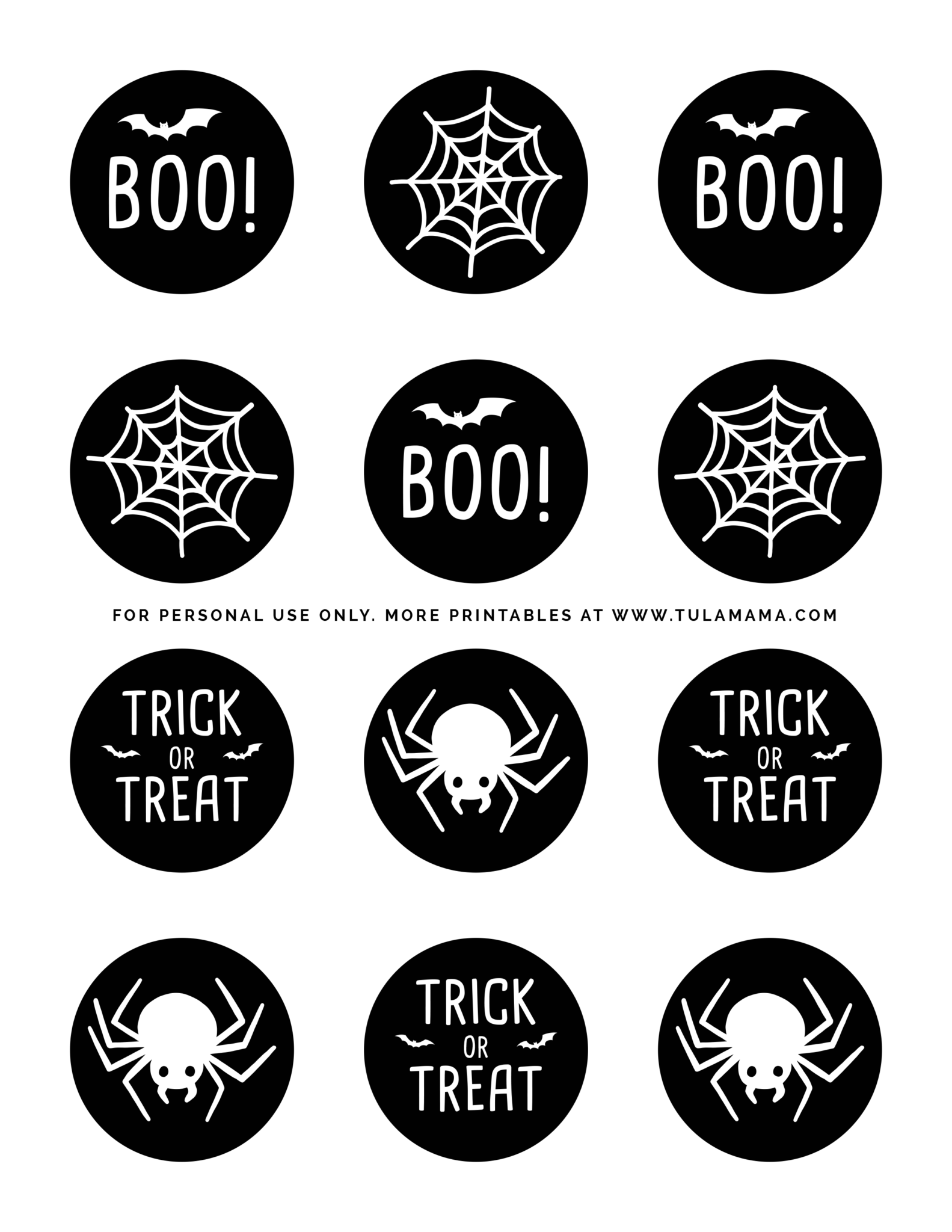 The Cutest Halloween Gift Tags | Free Printable - Tulamama