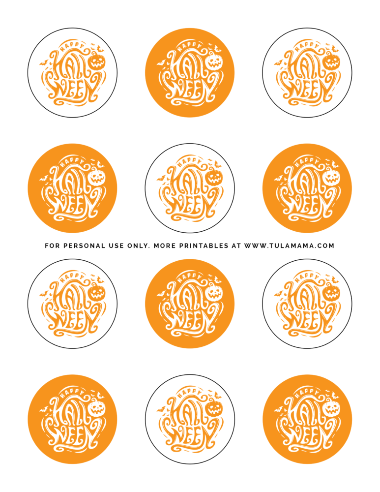 Free Printable Halloween Gift Tags.