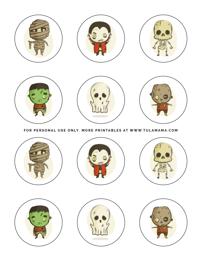 Free Printable Halloween Gift Tags.