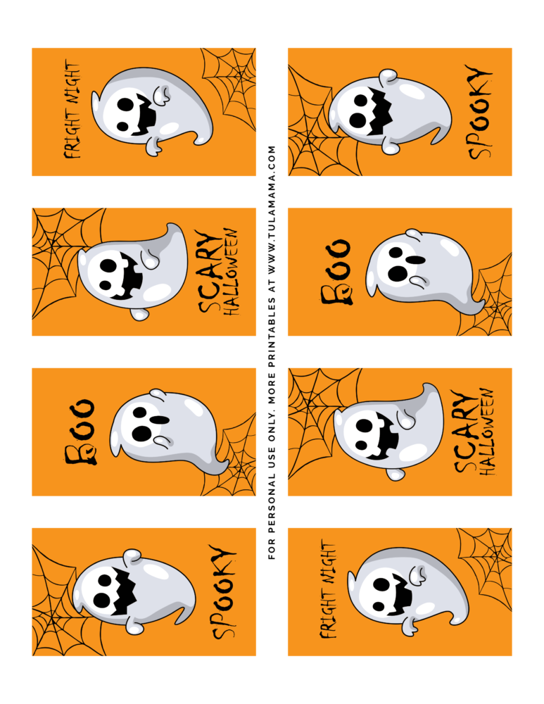 Free Printable Halloween Gift Tags.