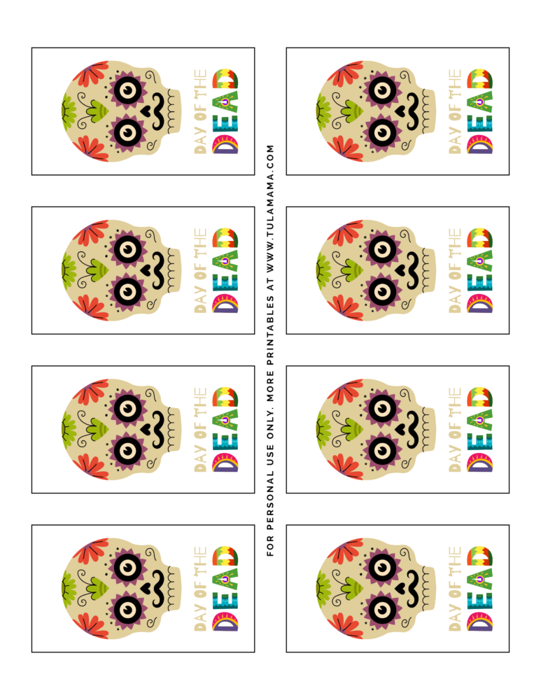 Free Printable Halloween Gift Tags.