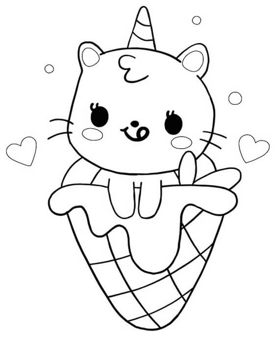 Free Cute Coloring Pages & Kawaii Printables for Kids