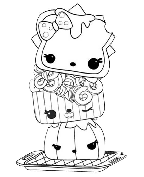 Free Cute Kawaii Coloring Pages for Kids