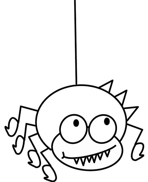 Free & Easy To Print Spider Coloring Pages - Tulamama