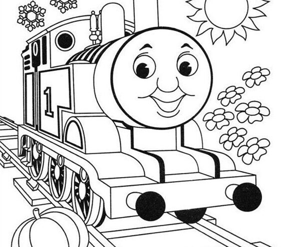 train engine coloring pages