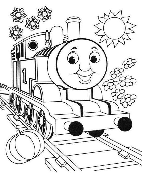 20 Free Printable Train Coloring Pages with PDF Download | Skip To My Lou