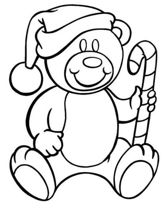 Free & Easy To Print Candy Cane Coloring Pages - Tulamama